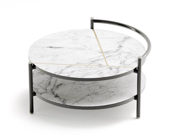 OLIVER - Marble coffee table for living room by Capital Collection - view 2